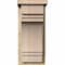Ekena Millwork Pescadero Rough Sawn Corbel w/Backplate, Douglas Fir, 8"W x 10"D x 18"H COR08X10X18PEC01RDF - alternate 3